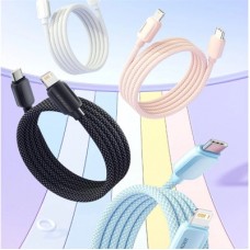 Дата кабель USB-C to Lightning 1.0m 20W pink Essager (EXCTL-WL04-P) - Фото