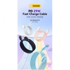 Дата кабель USB-C to Lightning 1.0m 20W white Essager (EXCTL-WL02-P) - Фото