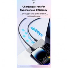 Дата кабель USB-C to Lightning 1.0m 20W white Essager (EXCTL-WL02-P) - Фото