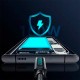 Дата кабель USB 2.0 AM to USB-C 1.0m 7A LED black Essager (EXCT-XY01-P)