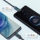 Дата кабель USB 2.0 AM to USB-C 2.0m 7A LED black Essager (EXCT-XYA01-P)