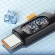 Дата кабель USB-C to USB-C 1.0m 100W LED black Essager (EXCT1-XY01-P)