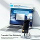 Дата кабель USB-C to USB-C 2.0m 100W LED black Essager (EXCT1-XYA01-P)