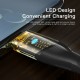Дата кабель USB-C to USB-C 1.0m 100 W black Essager (EXCT1-XJ01-P)