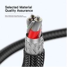 Дата кабель USB-C to USB-C 1.0m 100 W black Essager (EXCT1-XJ01-P) - Фото