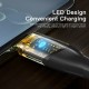 Дата кабель USB 2.0 AM to USB-C 2.0m 7A black Essager (EXCT-XJA01-P)