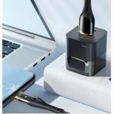Дата кабель USB 2.0 AM to USB-C 2.0m 7A black Essager (EXCT-XJA01-P) - Фото
