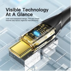 Дата кабель USB 2.0 AM to USB-C 2.0m 7A black Essager (EXCT-XJA01-P) - Фото