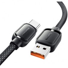 Дата кабель USB 2.0 AM to USB-C 1.0m 7A black Essager (EXCT-TD01-P) - Фото