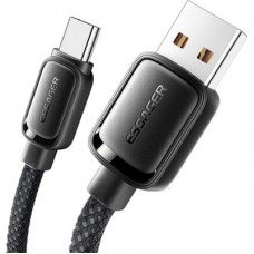 Дата кабель USB 2.0 AM to USB-C 1.0m 7A black Essager (EXCT-TD01-P) - Фото