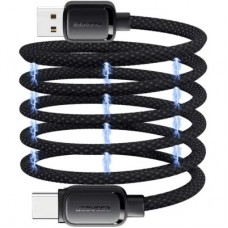 Дата кабель USB 2.0 AM to USB-C 1.0m 7A black Essager (EXCT-TD01-P) - Фото