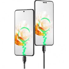 Дата кабель USB 2.0 AM to USB-C 1.0m 7A black Essager (EXCT-TD01-P) - Фото