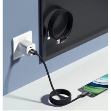 Дата кабель USB 2.0 AM to USB-C 1.0m 7A black Essager (EXCT-TD01-P) - Фото