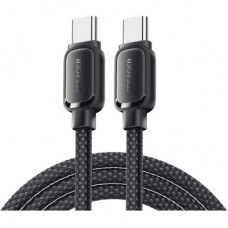 Дата кабель USB-C to USB-C 1.0m 100 W black Essager (EXCT1-TD01-P) - Фото