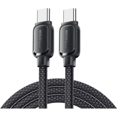 Дата кабель USB-C to USB-C 1.0m 100 W black Essager (EXCT1-TD01-P)