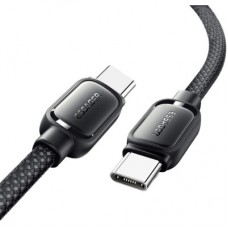 Дата кабель USB-C to USB-C 1.0m 100 W black Essager (EXCT1-TD01-P) - Фото