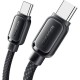 Дата кабель USB-C to USB-C 1.0m 100 W black Essager (EXCT1-TD01-P)