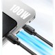 Дата кабель USB-C to USB-C 1.0m 100 W black Essager (EXCT1-TD01-P)