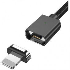 Дата кабель USB 2.0 AM to Lightning Magnetic black Essager (EXCCXL-ML01) - Фото