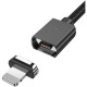 Дата кабель USB 2.0 AM to Lightning Magnetic black Essager (EXCCXL-ML01)