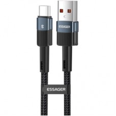 Дата кабель USB 2.0 AM to USB-C 2.0m 7A blue Essager (EXCT-XCA03) - Фото