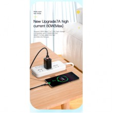 Дата кабель USB 2.0 AM to USB-C 3.0m 7A black Essager (EXCT-XCC01) - Фото