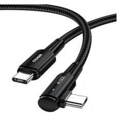 Дата кабель USB-C to USB-C 3.0m 100W 90° corner black Essager (EXCTT1-CGWTC01) - Фото