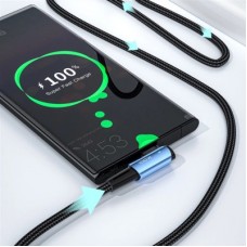 Дата кабель USB-C to USB-C 3.0m 100W 90° corner black Essager (EXCTT1-CGWTC01) - Фото