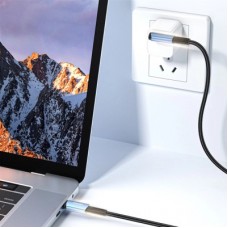 Дата кабель USB-C to USB-C 3.0m 100W 90° corner black Essager (EXCTT1-CGWTC01) - Фото