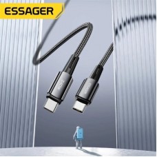 Дата кабель USB-C to USB-C 1.0m 240W Essager (EXCTT3-CG0G-P) - Фото