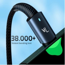 Дата кабель USB 2.0 AM to USB-C 2.0m 100W black Essager (EXC7A-CGA01-P) - Фото