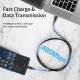 Дата кабель USB 2.0 AM to USB-C 2.0m 100 W blue Essager (EXC7A-CGA03-P)