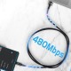 Дата кабель USB 2.0 AM to USB-C 3.0m 100 W black Essager (EXC7A-CGC01-P)