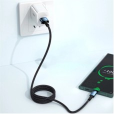 Дата кабель USB 2.0 AM to USB-C 3.0m 100 W black Essager (EXC7A-CGC01-P) - Фото