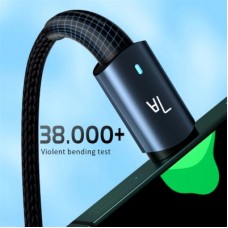 Дата кабель USB 2.0 AM to USB-C 3.0m 100 W black Essager (EXC7A-CGC01-P) - Фото