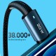 Дата кабель USB-C to Lightning 0.5m 20W black Essager (EXCTL-CGB01)