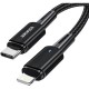Дата кабель USB-C to Lightning 1.0m 20W black Essager (EXCTL-CG01)