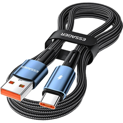 Дата кабель USB 2.0 AM to USB-C 1.0m 120 W blue Essager (EXC120-CG03-P)