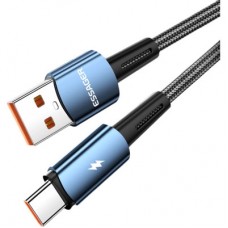 Дата кабель USB 2.0 AM to USB-C 1.0m 120 W blue Essager (EXC120-CG03-P) - Фото