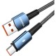 Дата кабель USB 2.0 AM to USB-C 1.0m 120 W blue Essager (EXC120-CG03-P)
