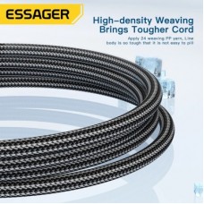Дата кабель USB 2.0 AM to USB-C 1.0m 120 W blue Essager (EXC120-CG03-P) - Фото