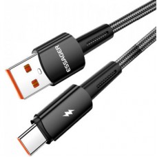 Дата кабель USB 2.0 AM to USB-C 2.0m 120 W black Essager (EXC120-CGA01-P) - Фото