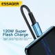 Дата кабель USB 2.0 AM to USB-C 2.0m 120 W black Essager (EXC120-CGA01-P)