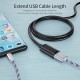 Дата кабель USB 3.0 AM/AF 1.5m Essager (EXCAM-YTA01)