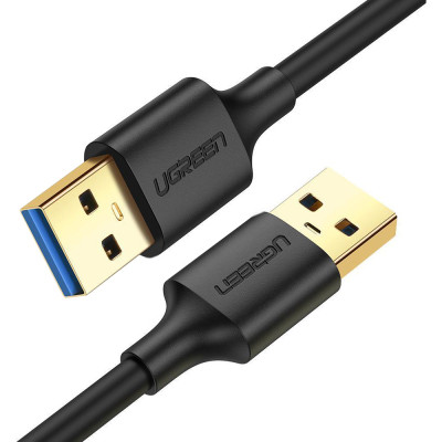 Дата кабель USB 3.0 AM/AM 1.0m US128 black Ugreen (10370)
