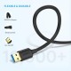 Дата кабель USB 3.0 AM/AM 1.0m US128 black Ugreen (10370)