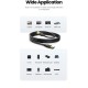 Дата кабель USB 3.0 AM/AM 2.0m US128 black Ugreen (10371)