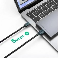 Дата кабель USB 3.0 AM/AM 3.0m US128 black Ugreen (90576) - Фото