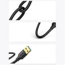 Дата кабель USB 3.0 AM/AM 3.0m US128 black Ugreen (90576) - Фото