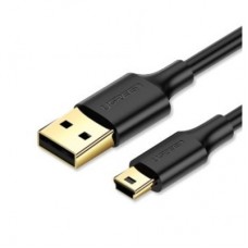 Дата кабель USB 2.0 AM to Mini 5P 1.0m US132 black Ugreen (10355) - Фото